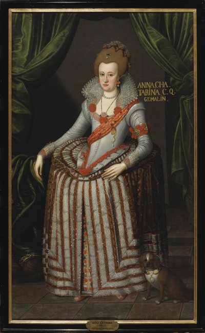 Anne Catherine of Brandenburg by Pieter Fransz. Isaacsz.